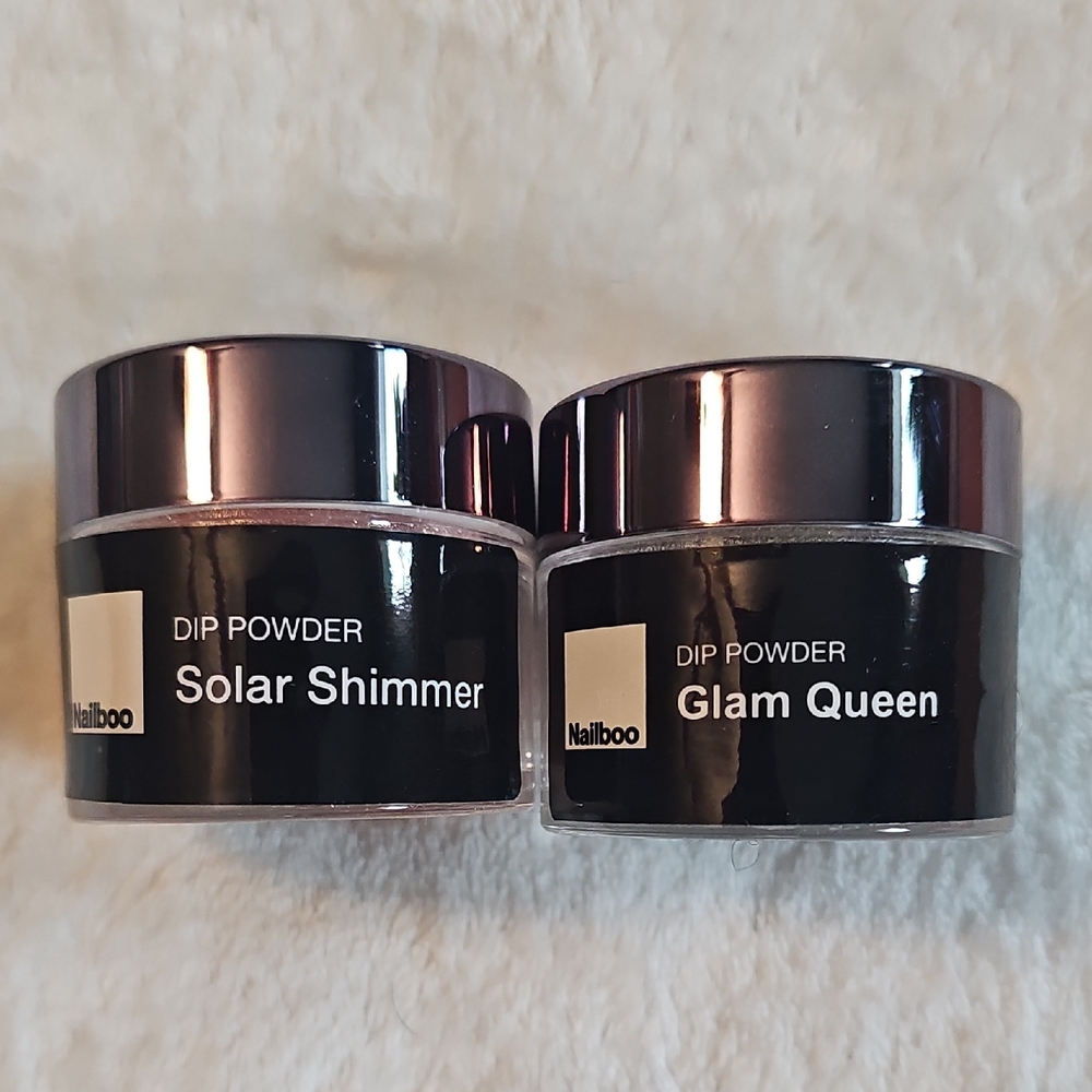 Nailboo Dip Powder - Solar Shimmer & Glam Queen